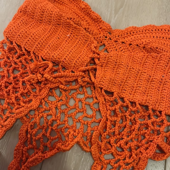 Orange knit top - Picture 3 of 3